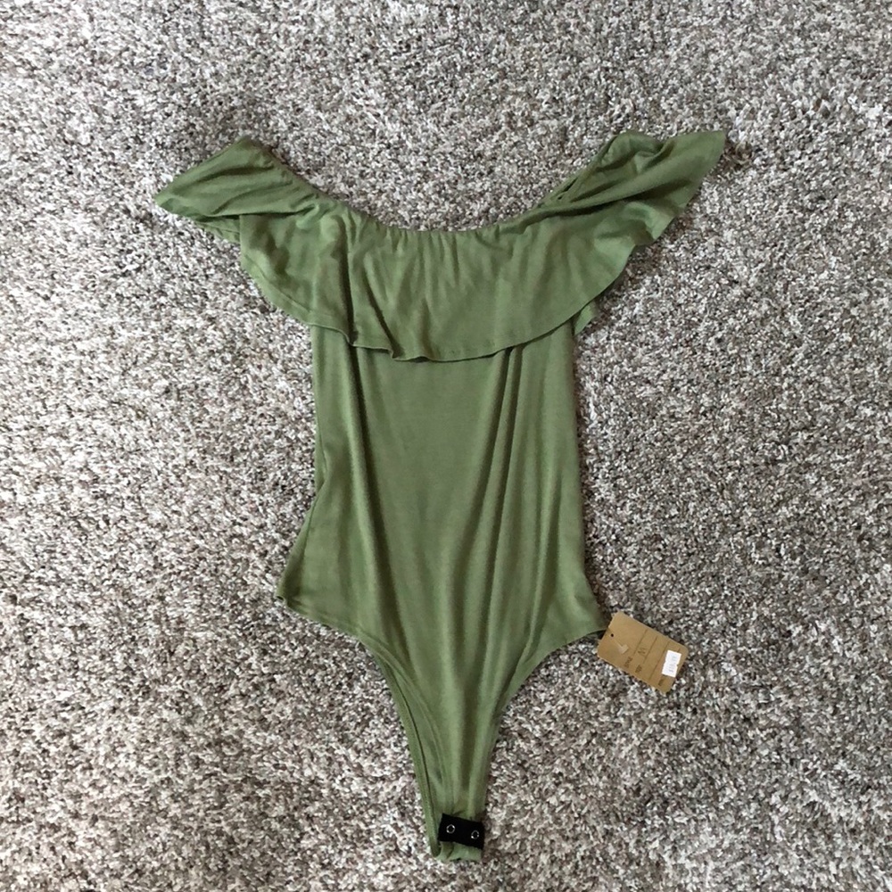 Over the shoulder body suit